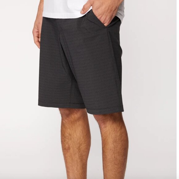 Hang Ten Men's Shorts Horizontal Stirpes Gray - Picture 1 of 14